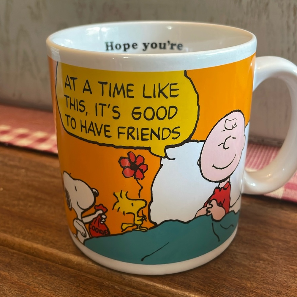 Peanuts Get Well Soon Coffee Mug and Box